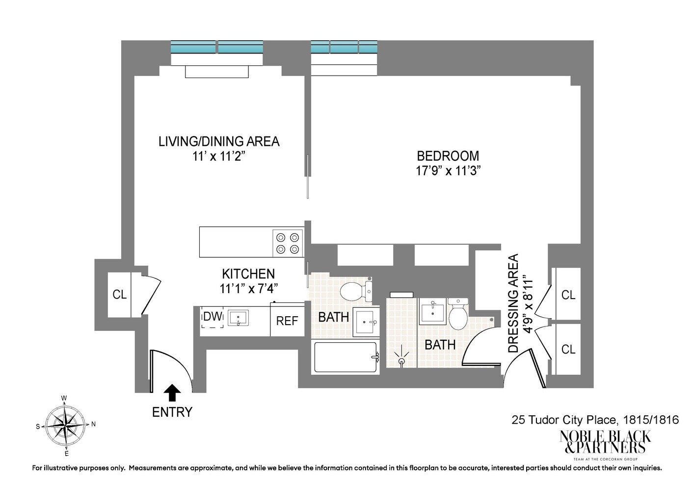 25 TUDOR CITY Place 1815/1816