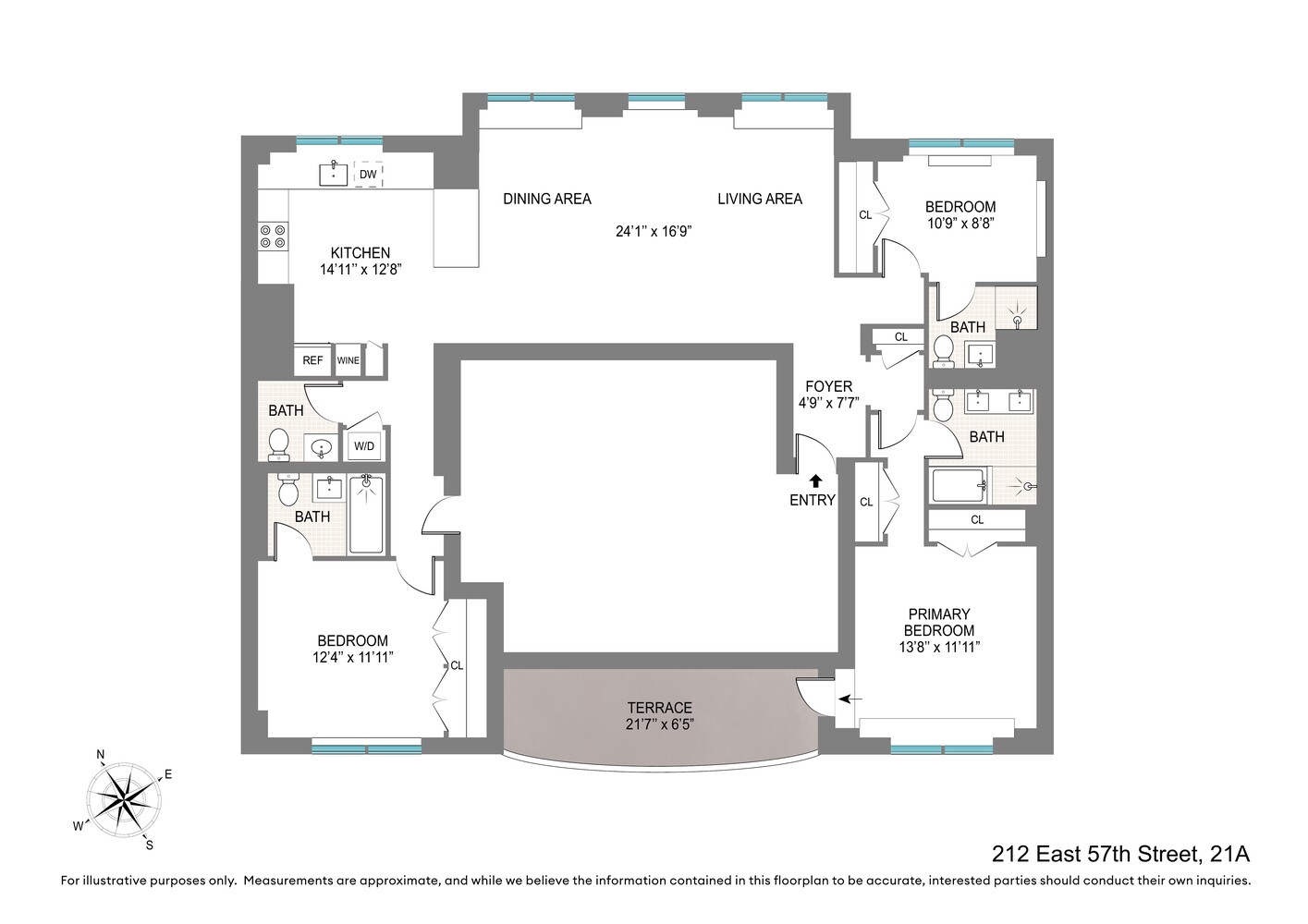 212 E 57TH Street 21A