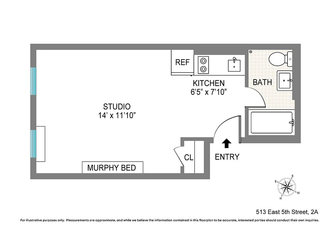 513 E 5TH Street 2A