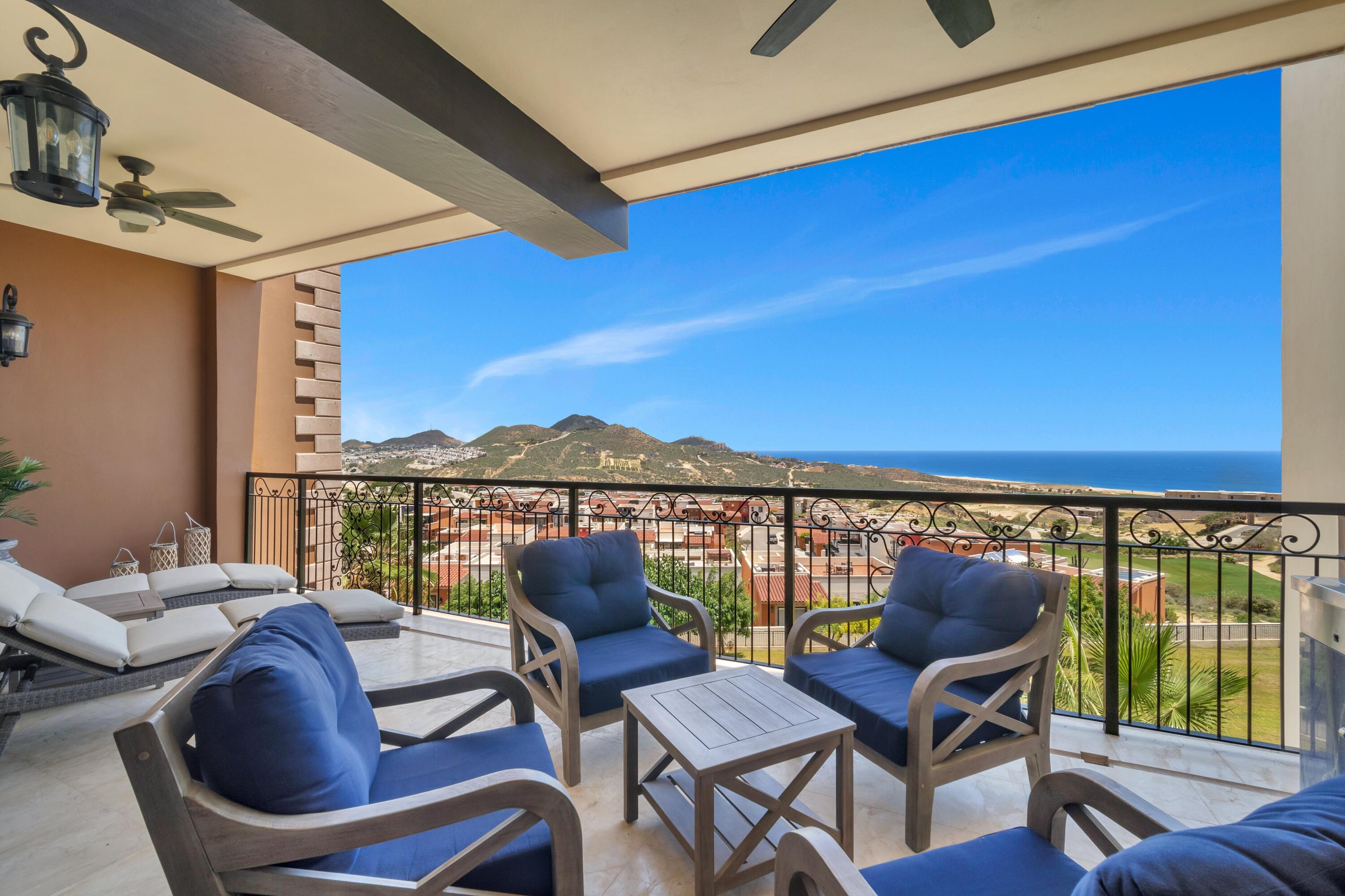 View 2 bed, 2 bath, 3rd floor, Copala at Quivira Ocean/Golf