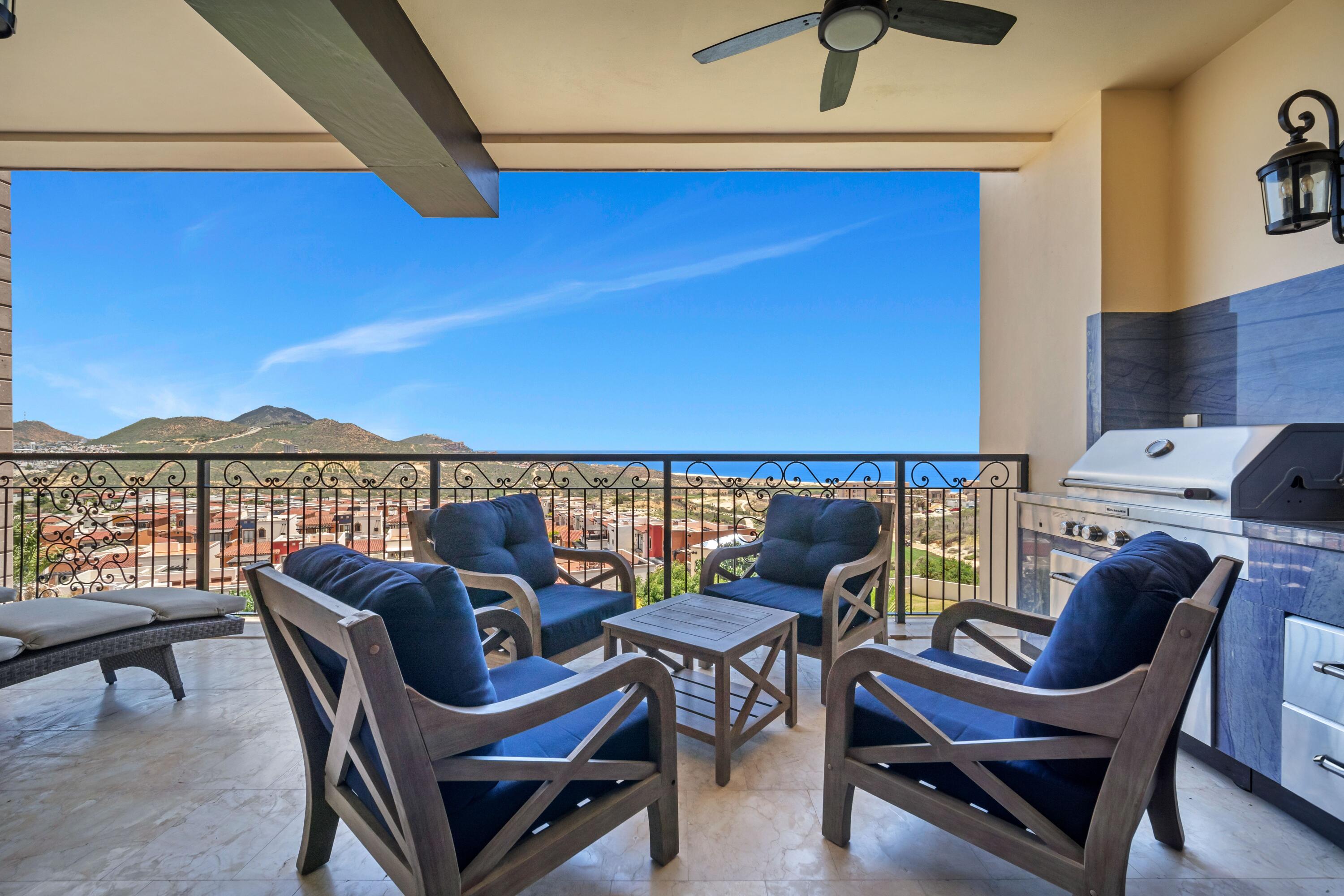 View 2 bed, 2 bath, 3rd floor, Copala at Quivira Ocean/Golf
