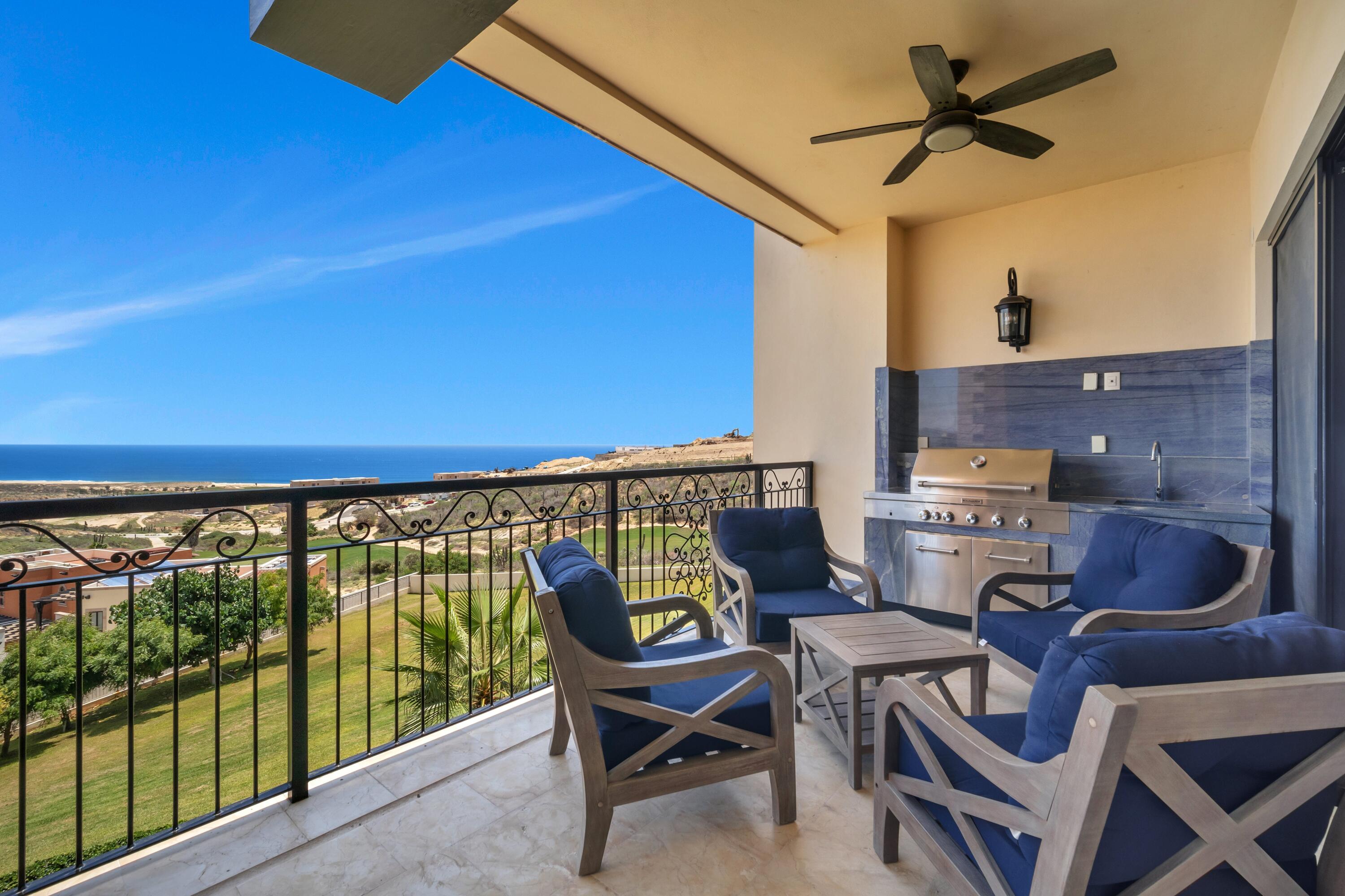 View 2 bed, 2 bath, 3rd floor, Copala at Quivira Ocean/Golf