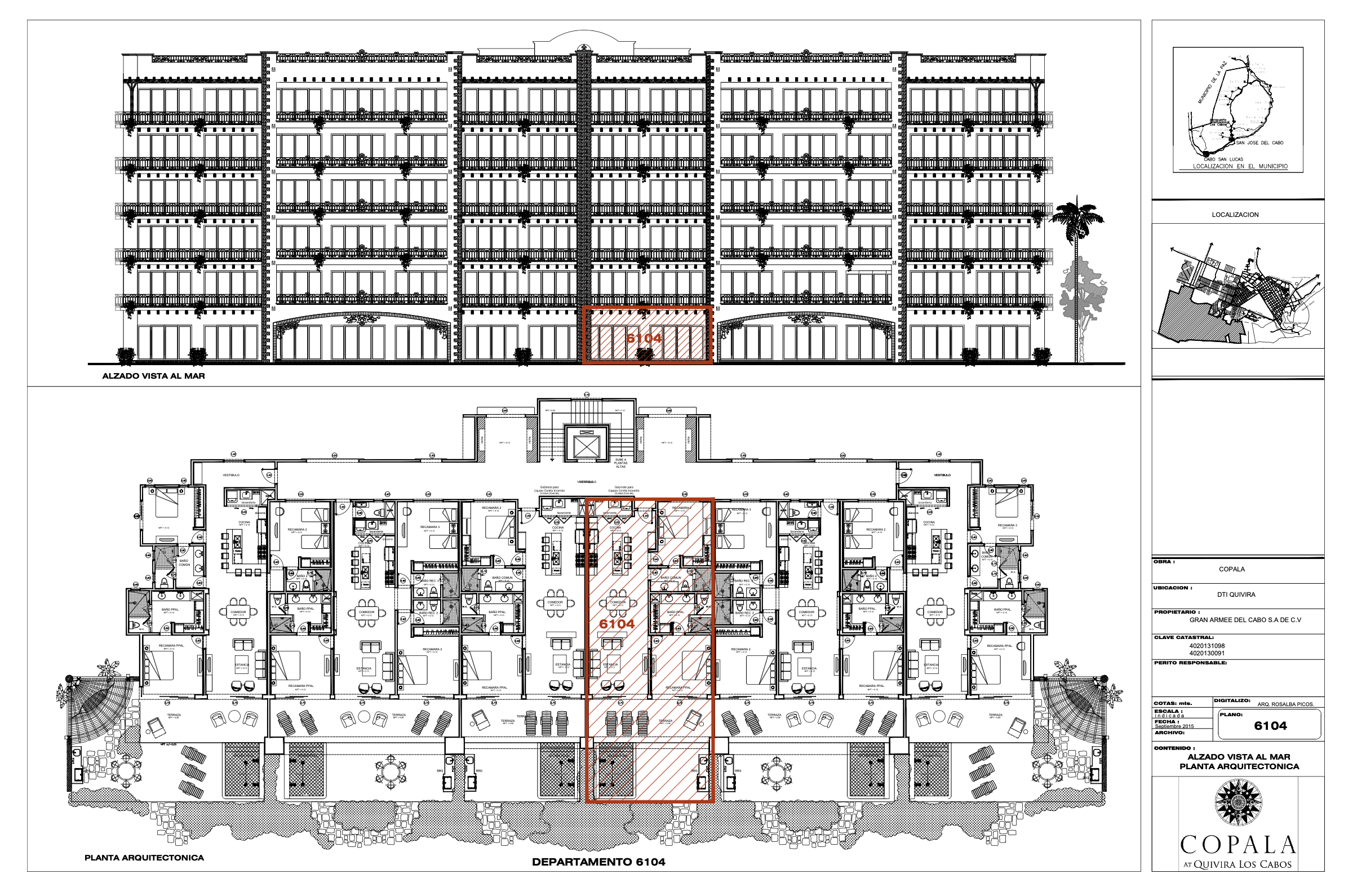 Great Ocean views, Copala Garden Level