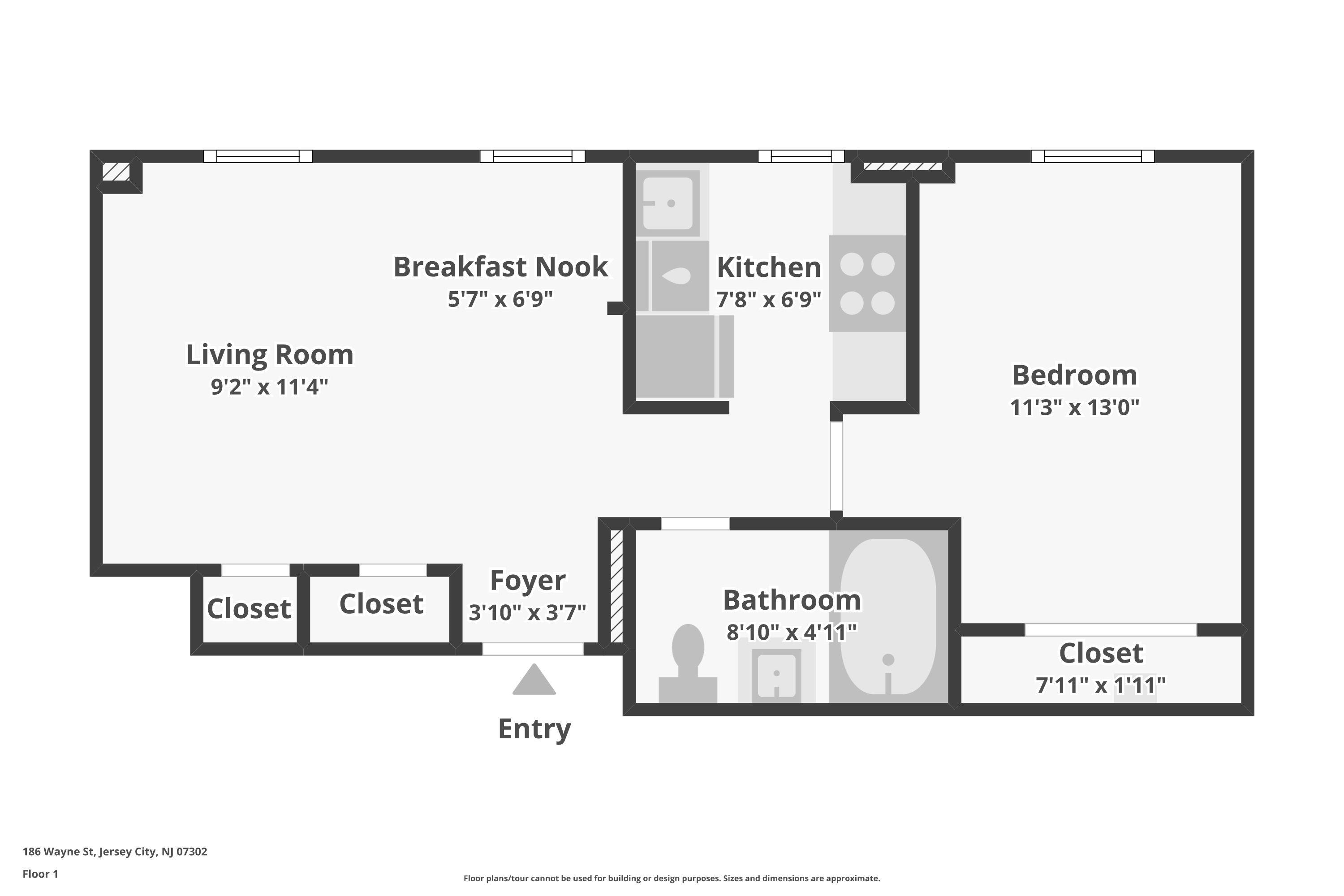 186 WAYNE ST Unit: 225D