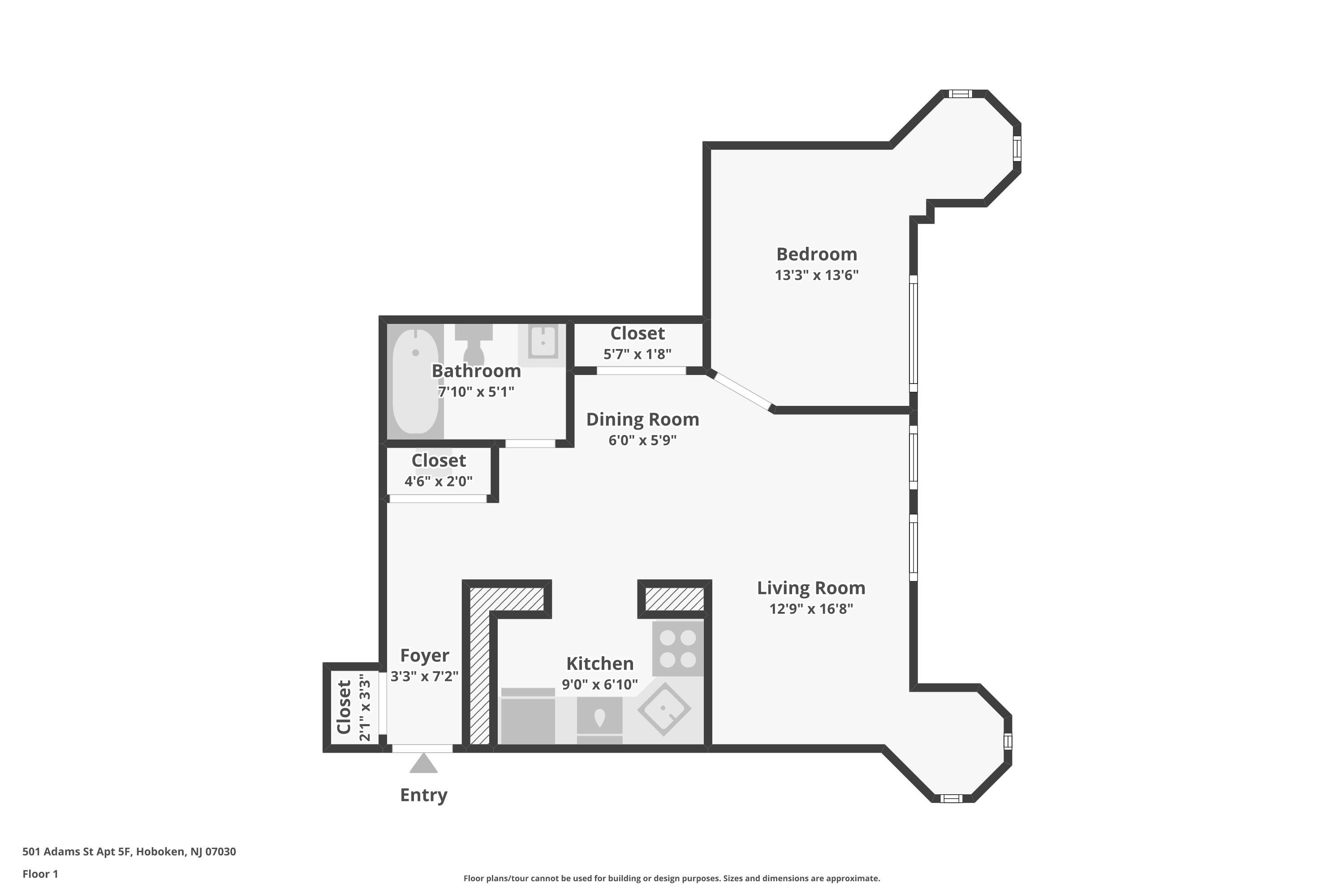501 ADAMS ST Unit: 5F