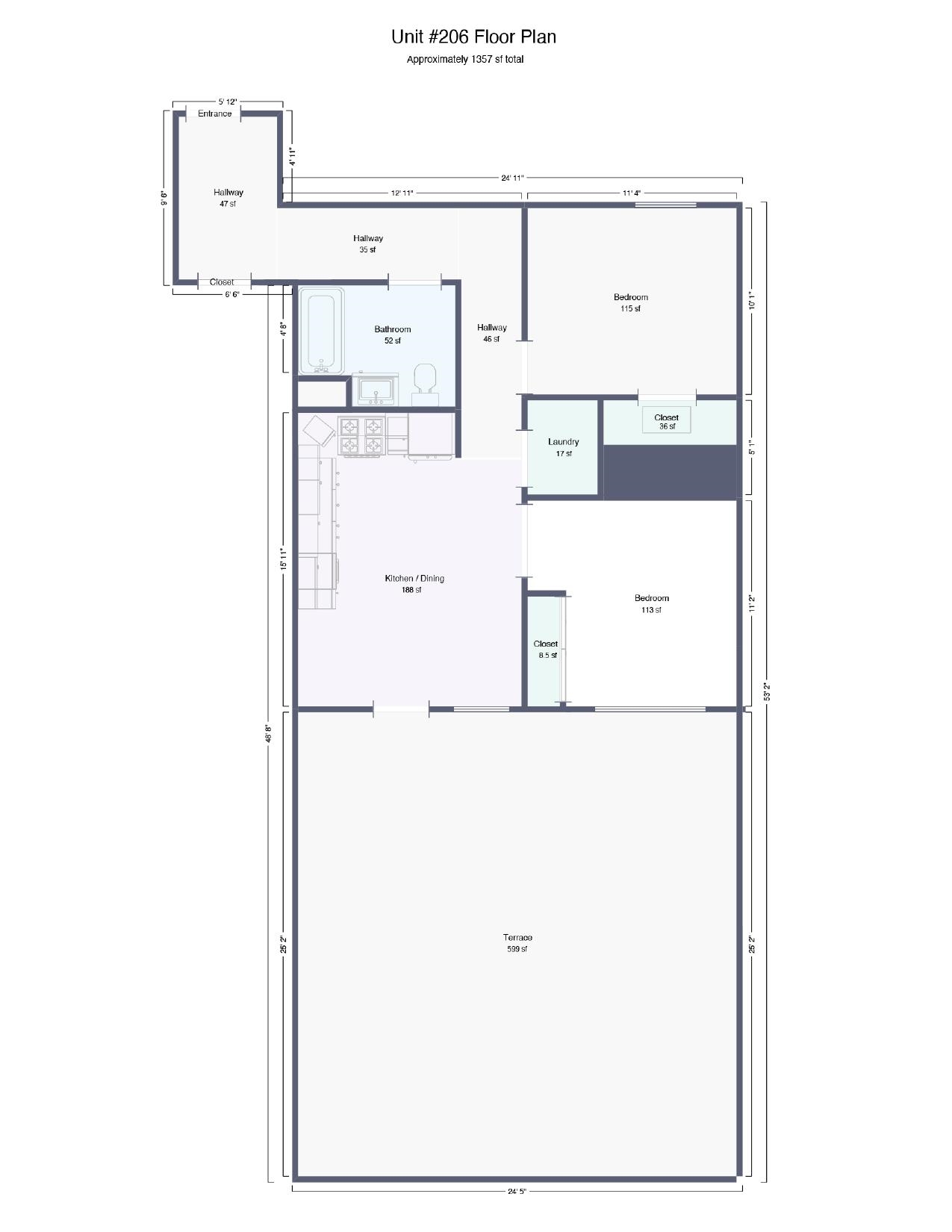 424 WHITON ST Unit: 206