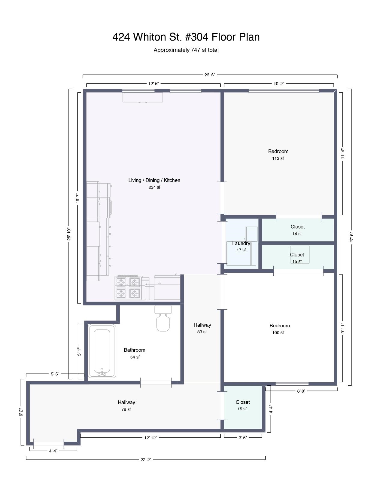 424 WHITON ST Unit: 304