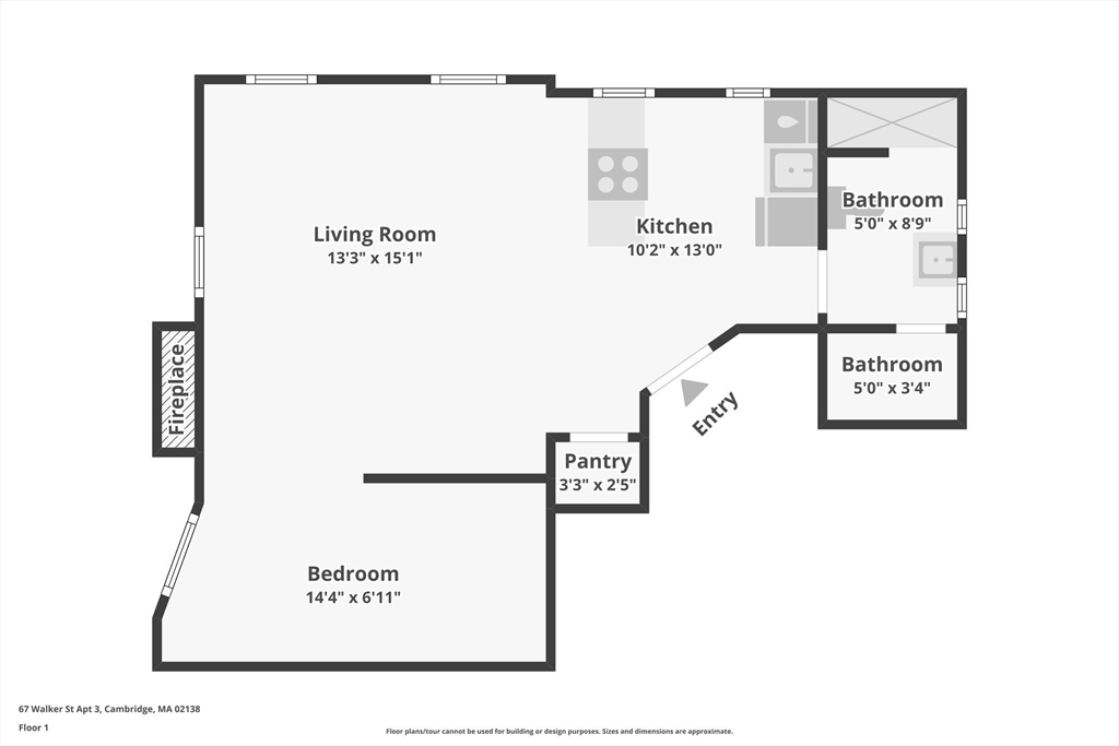 67 Walker St # 3