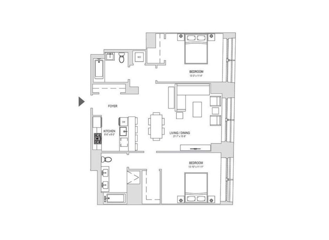 91 LEONARD Street 8B