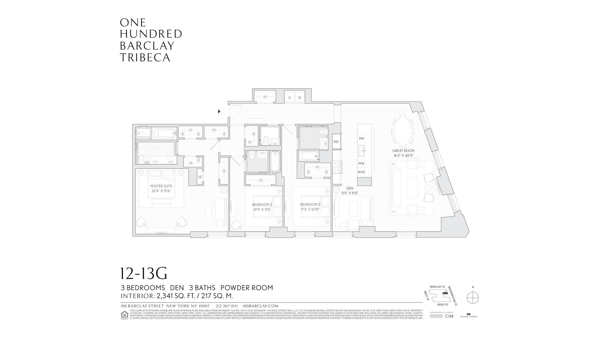 100 BARCLAY Street 12G