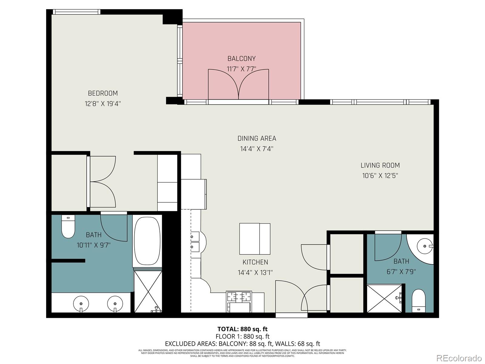 1401 Wewatta Street Unit: 413