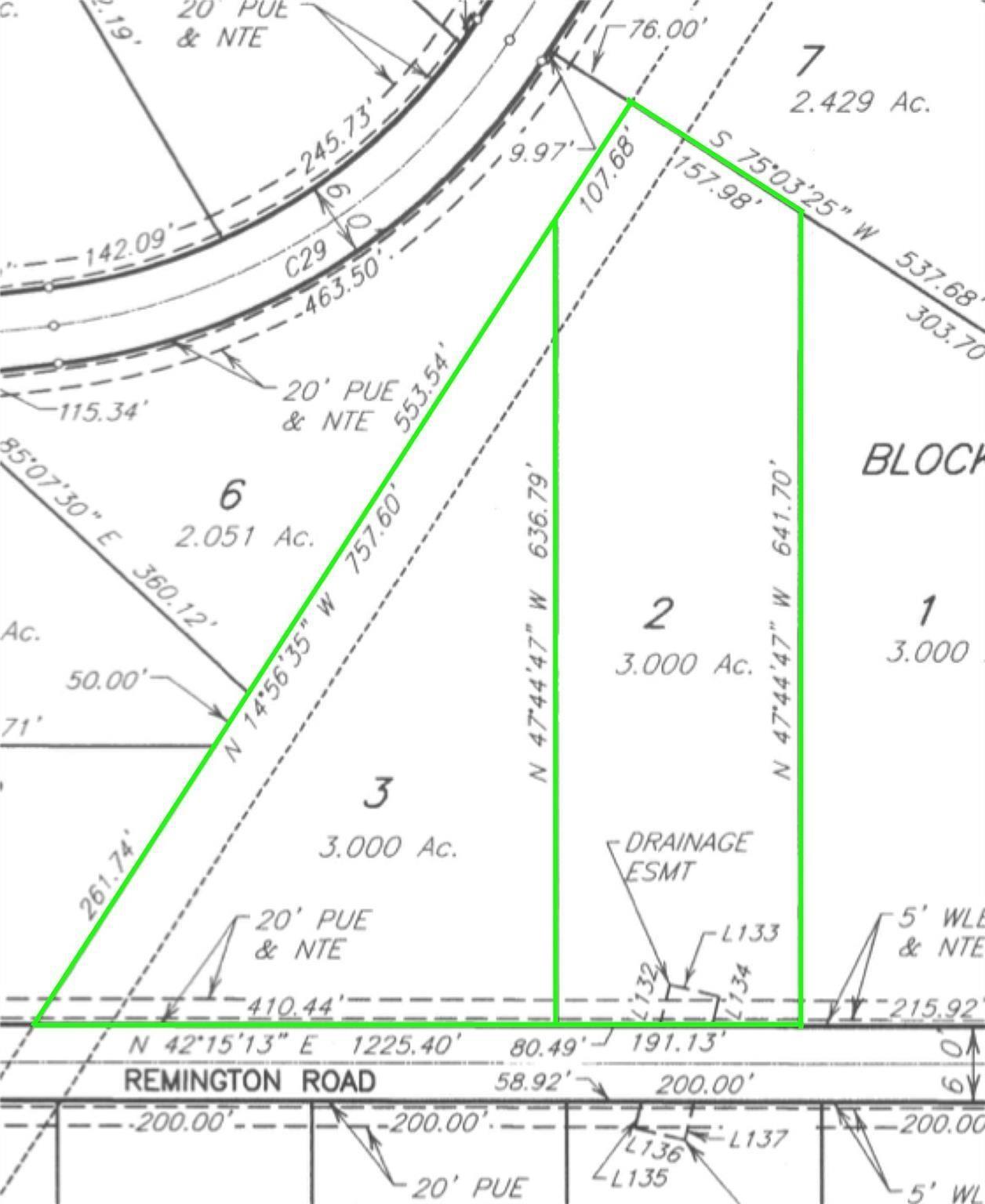 Lot 2&3 Remington Road