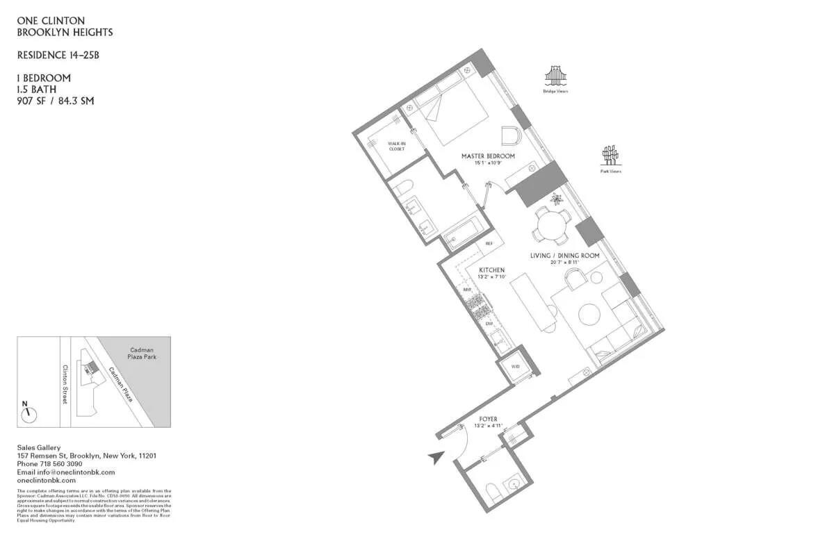 1 CLINTON Street 16B