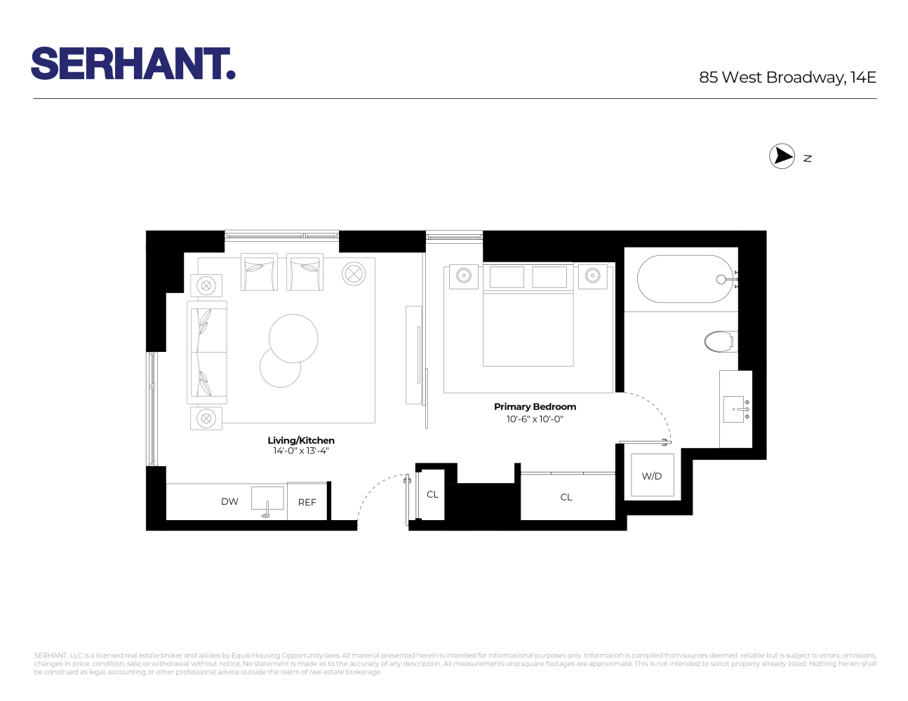85 W BROADWAY 14E