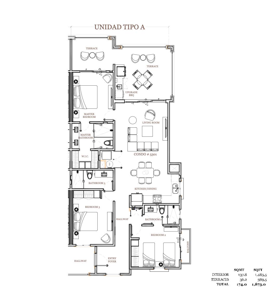 3 BD Condo Golf, Sunset, Ocean