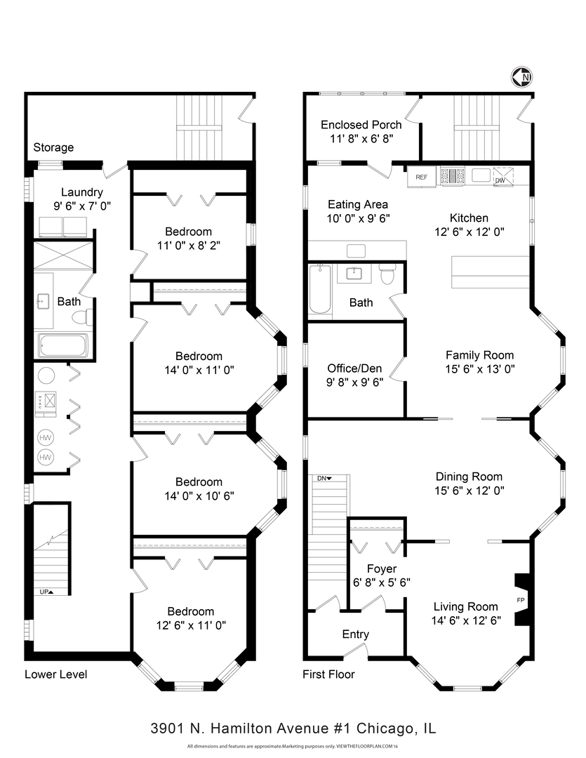 3901 N Hamilton Avenue Unit: 1