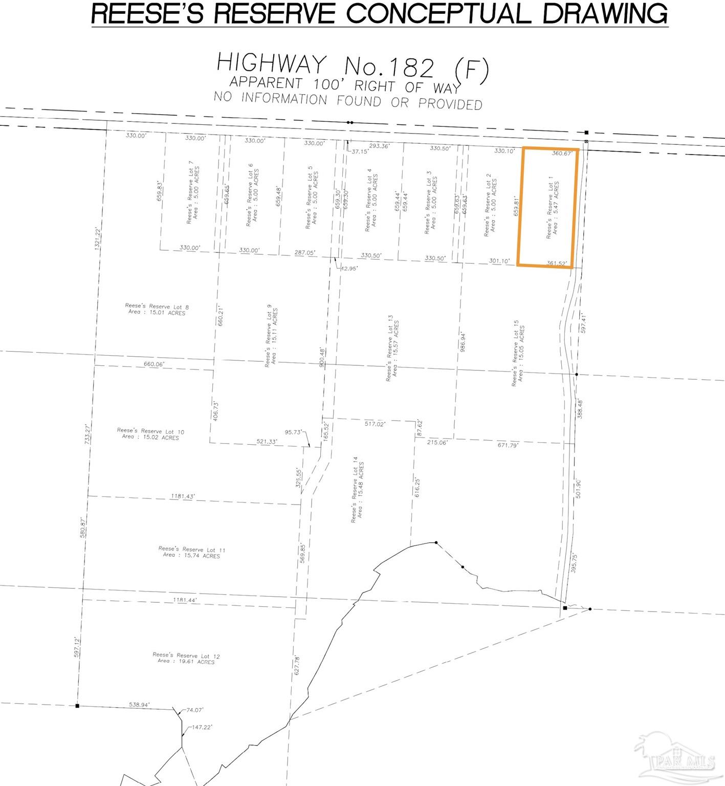 Lot 1-RS Hwy 182