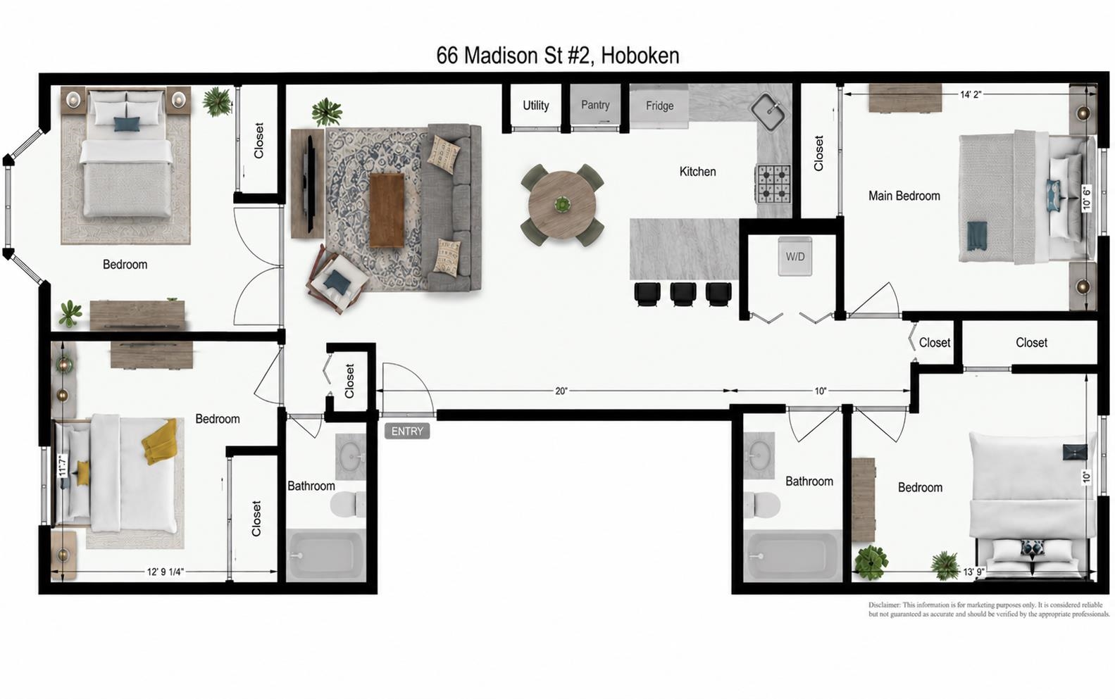 66 MADISON ST Unit: 2