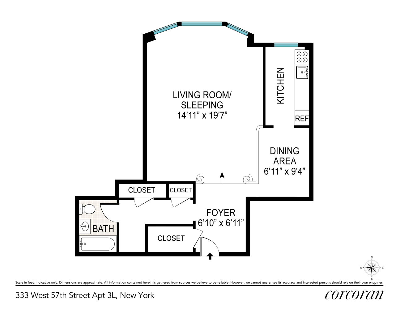 333 W 57TH Street 3L