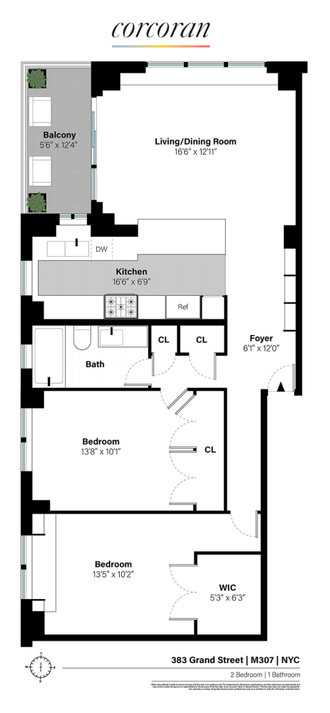383 GRAND Street M307