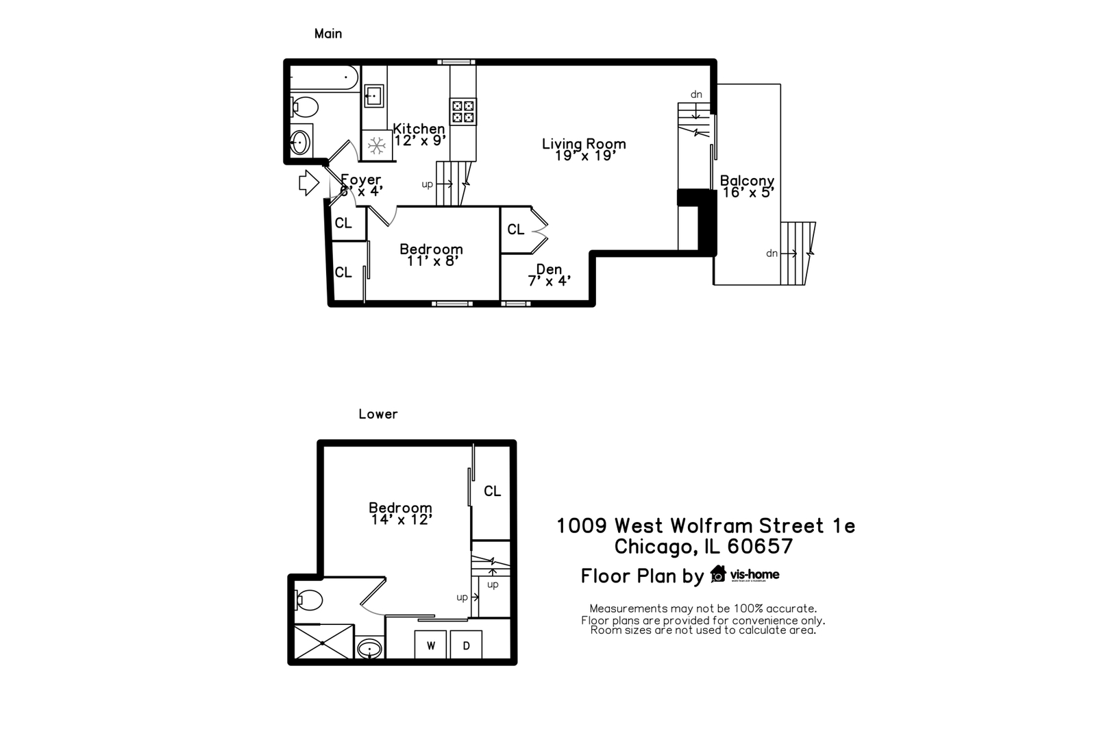 1009 W Wolfram Street Unit: 1E