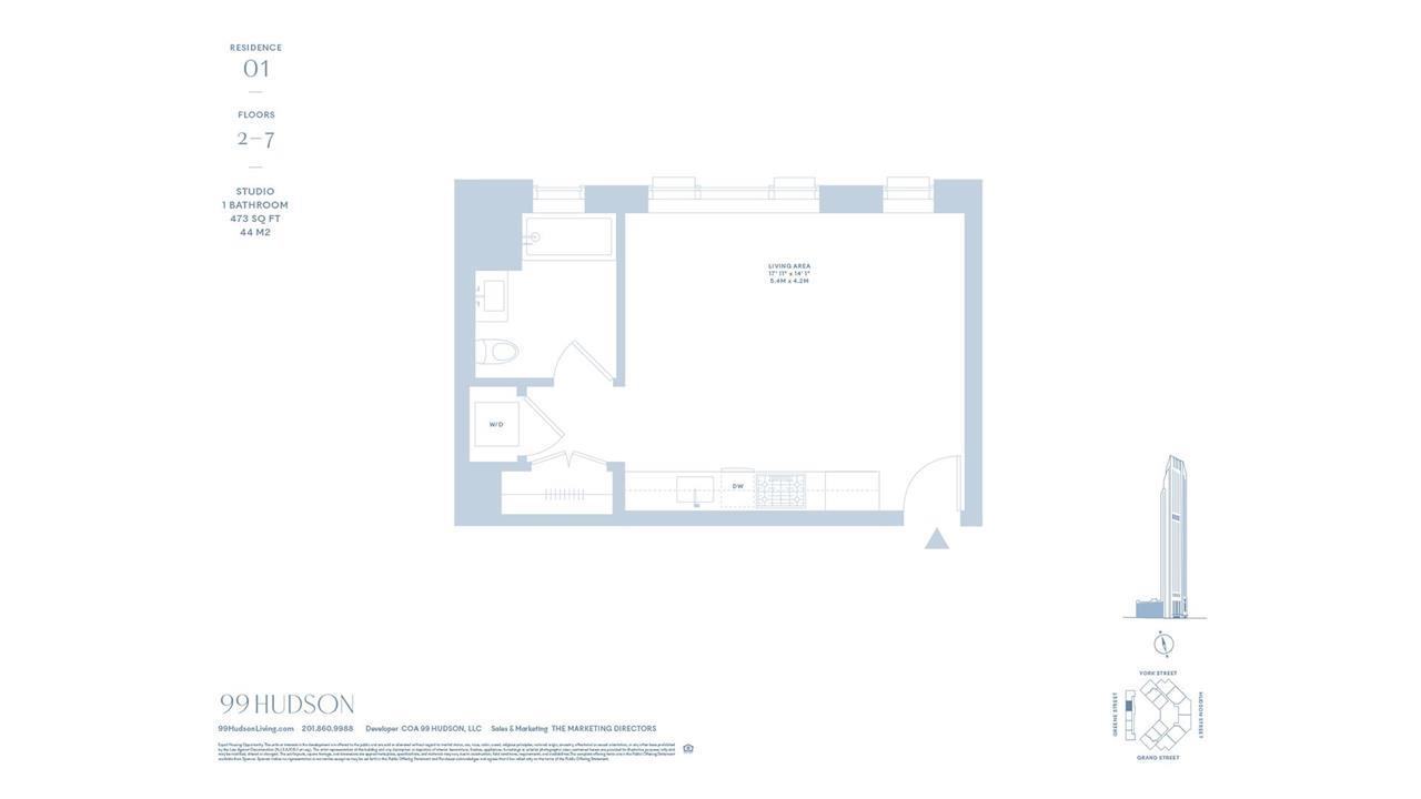 99 HUDSON ST Unit: 601