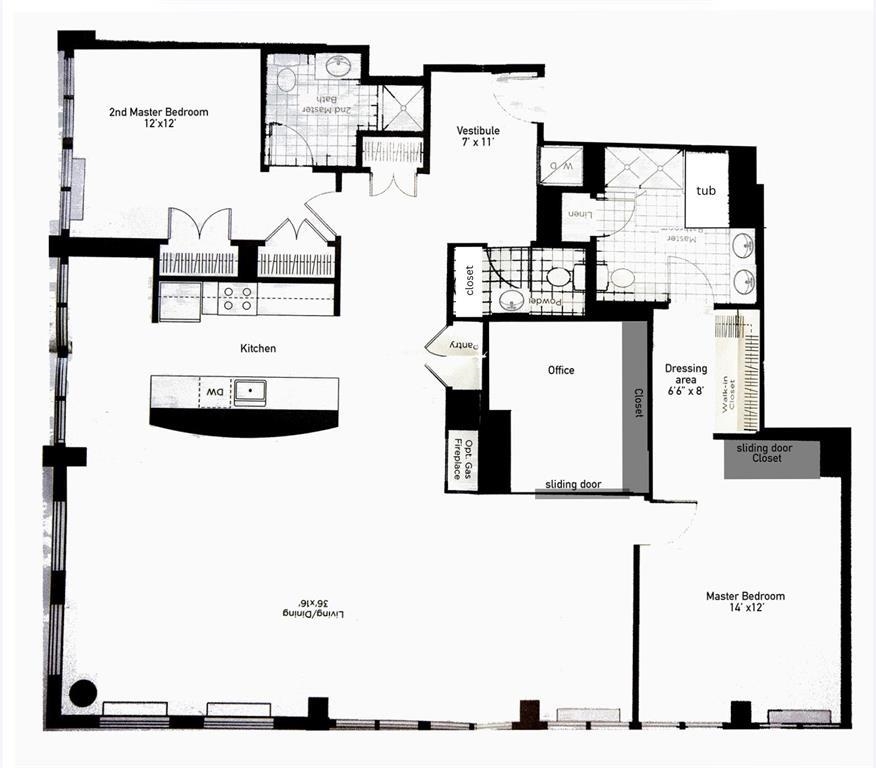 105 GREENE ST Unit: 1901