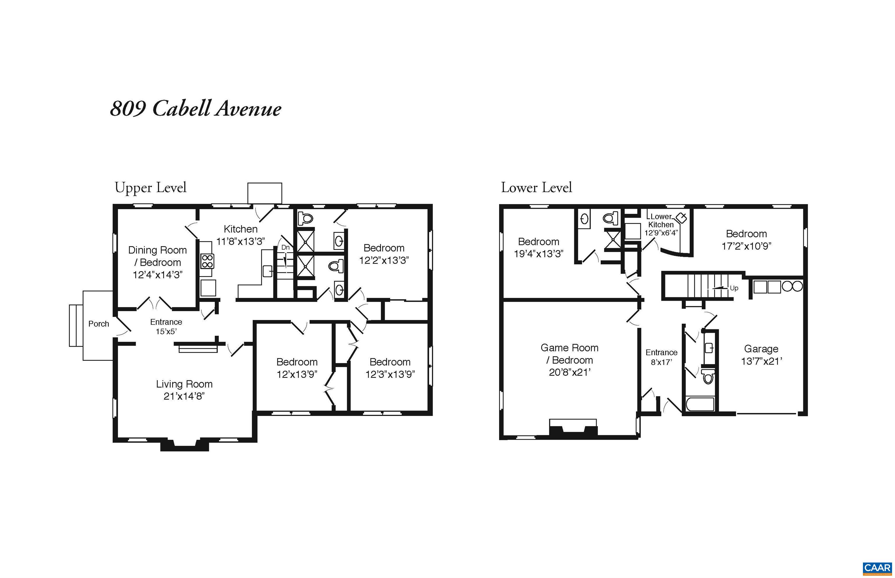 809 CABELL AVE Unit: A and B