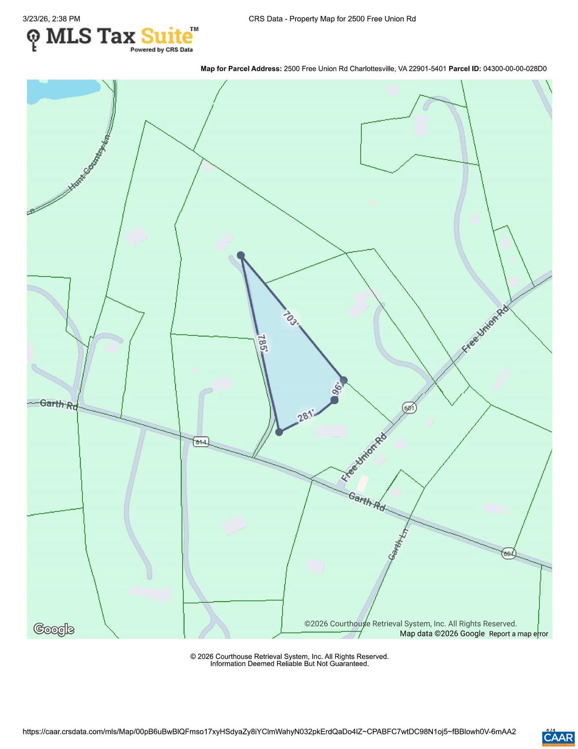 000 GARTH RD