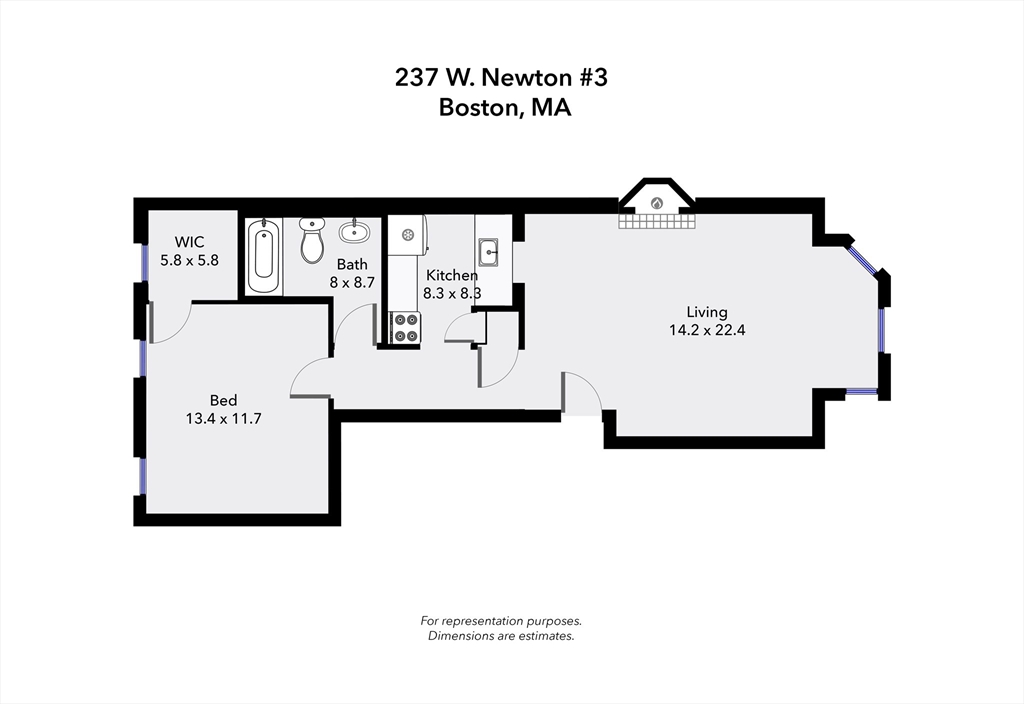 237 W Newton St # 3