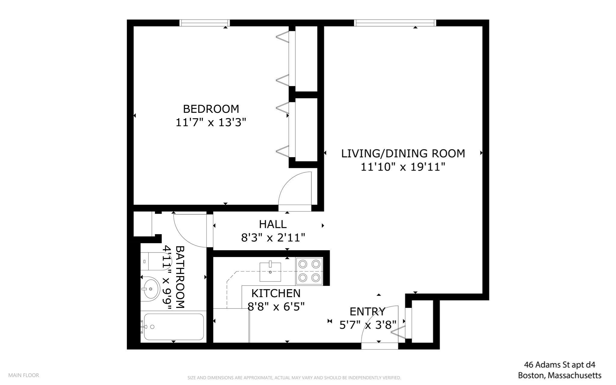 46 Adams St # 4 Unit: D-4