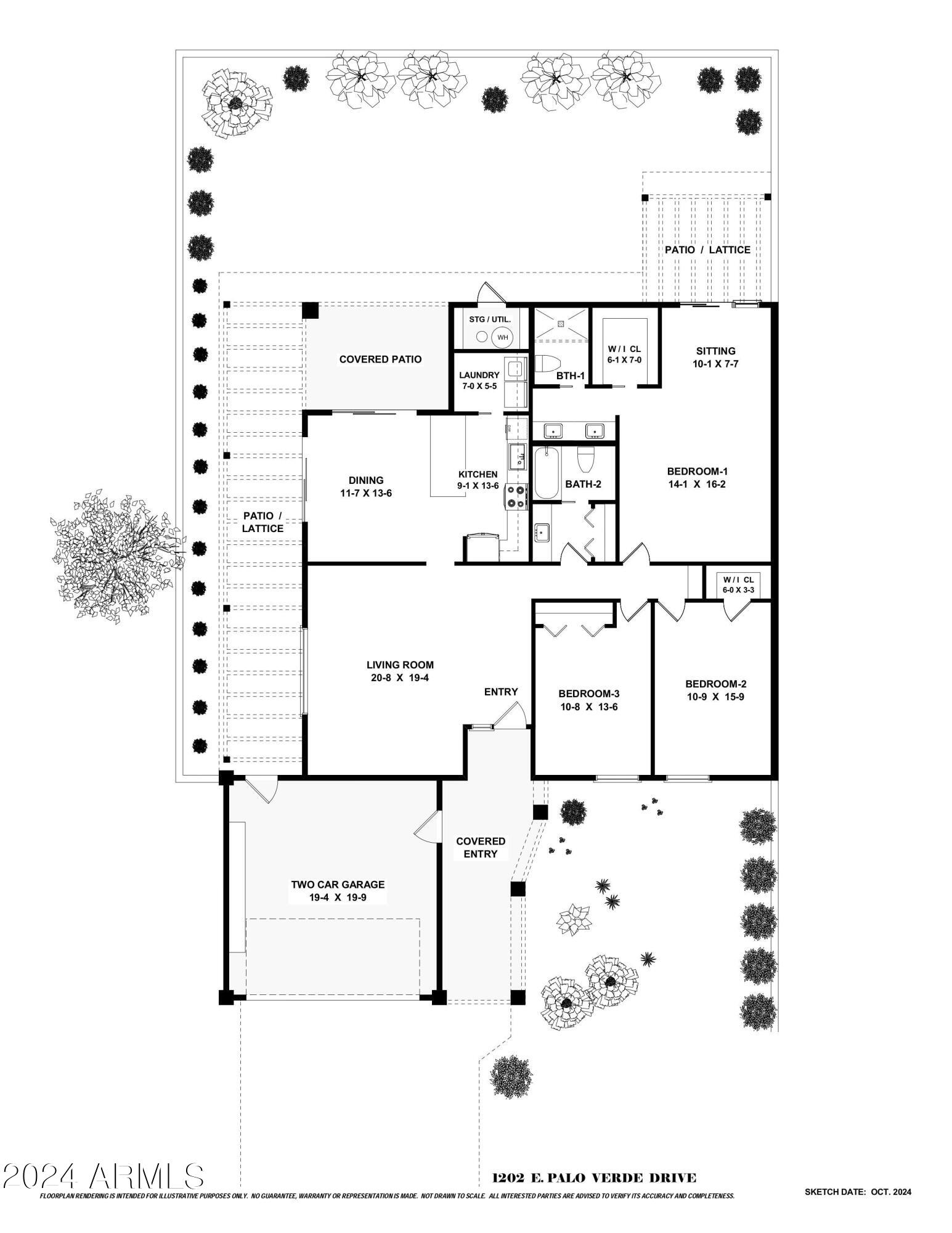 1202 E PALO VERDE Drive