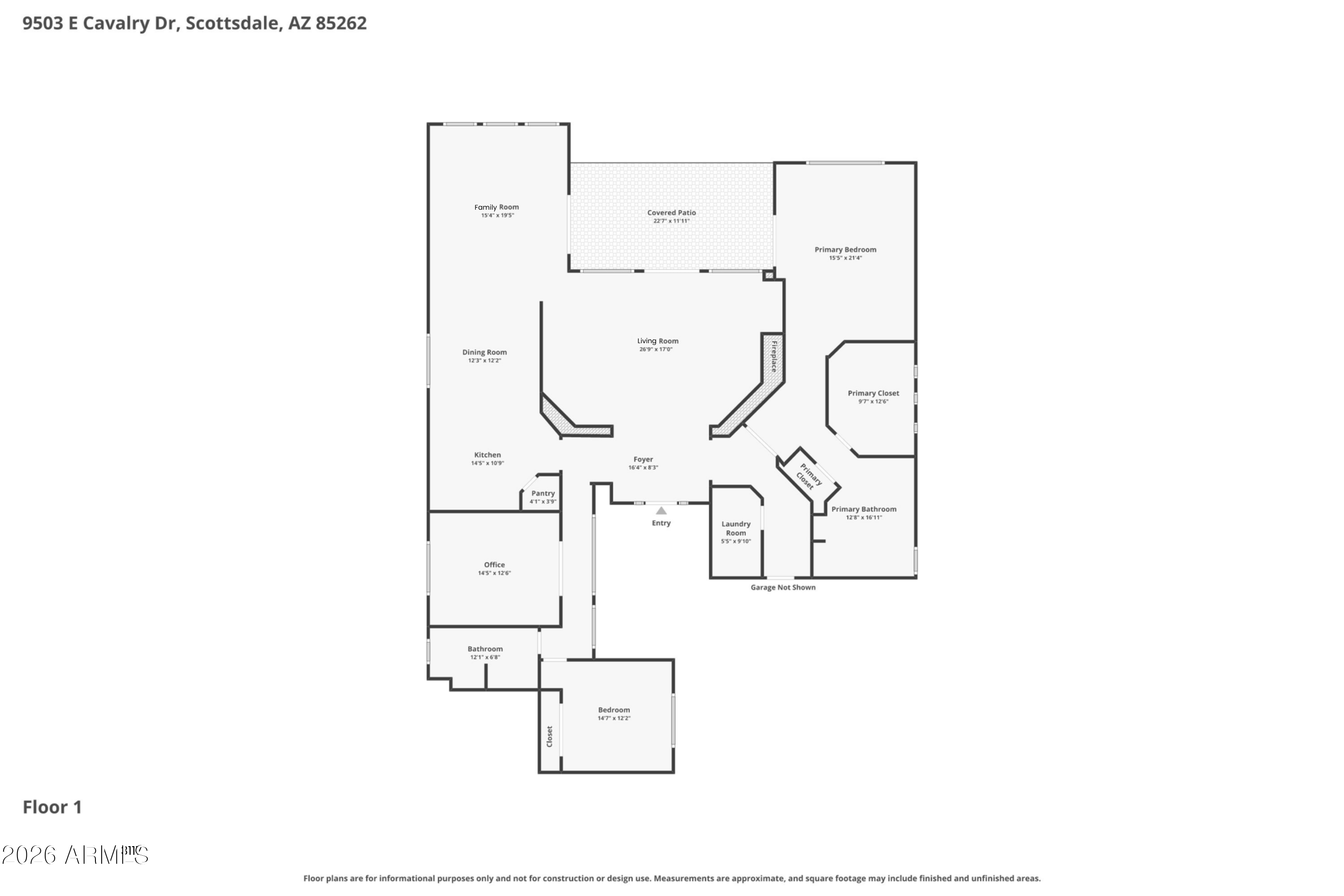 9503 E CAVALRY Drive