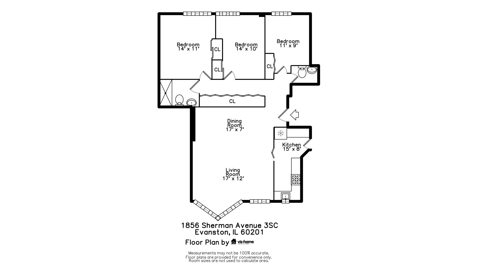 1856 Sherman Avenue Unit: 3SC