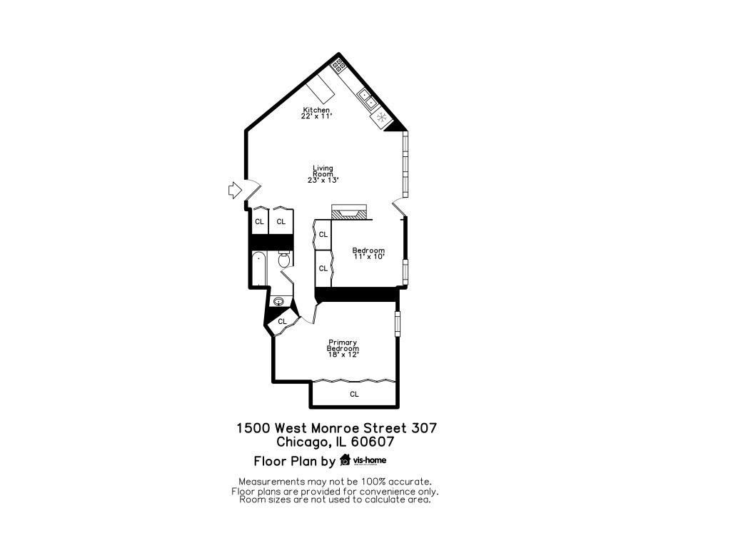 1500 W Monroe Street Unit: 307