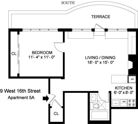 9 W 16TH Street 5A
