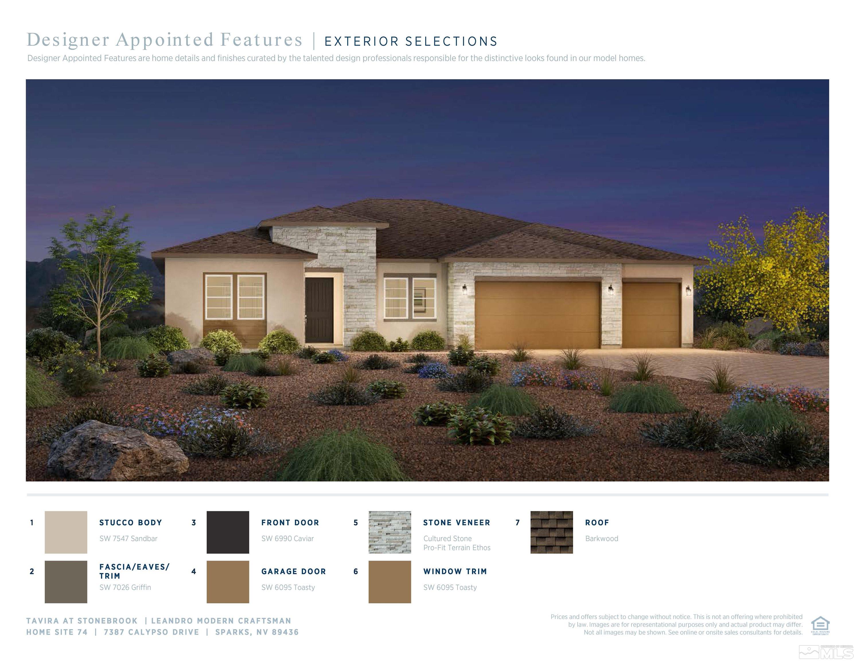 7387 Calypso Drive Unit: Homesite 74