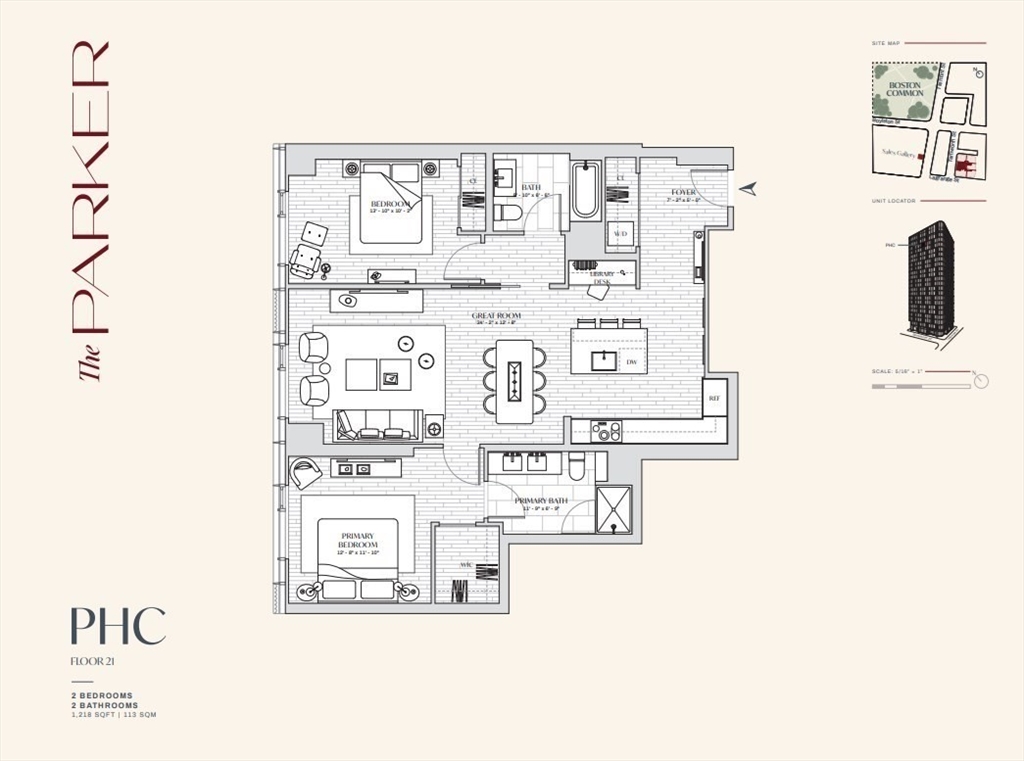 55 Lagrange St Unit: PH21C
