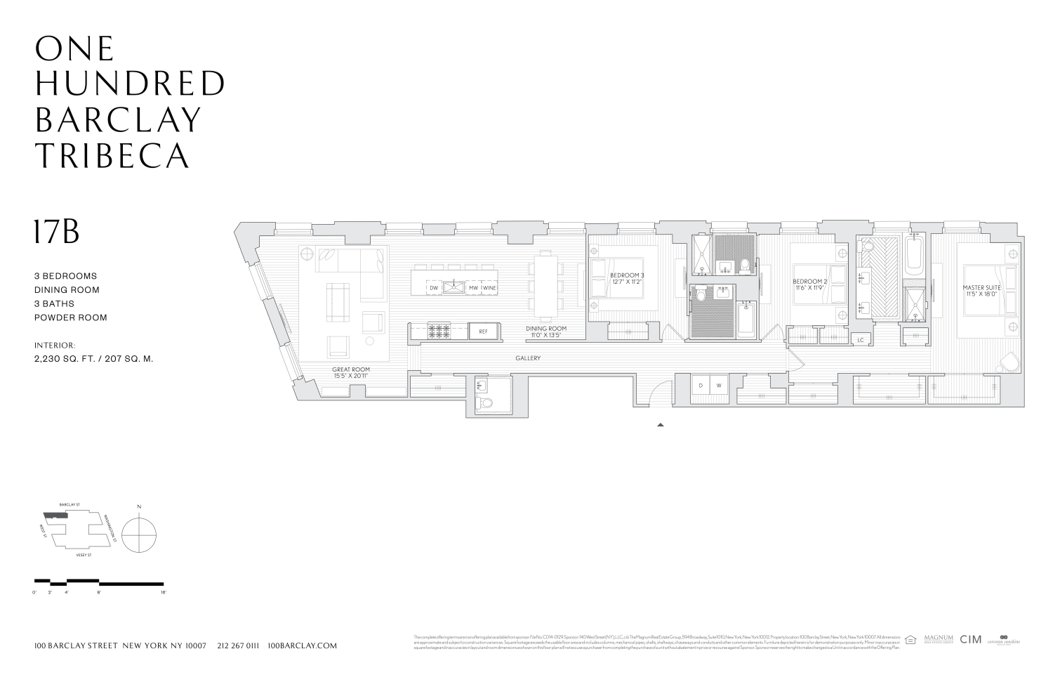 100 BARCLAY Street 17B