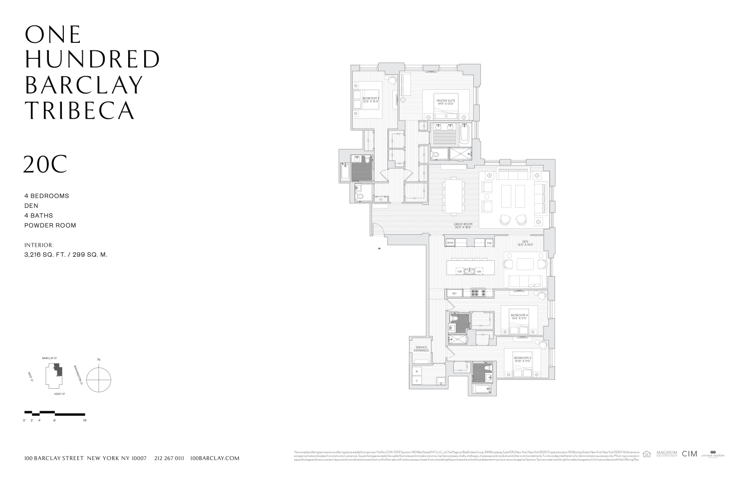 100 BARCLAY Street 20C