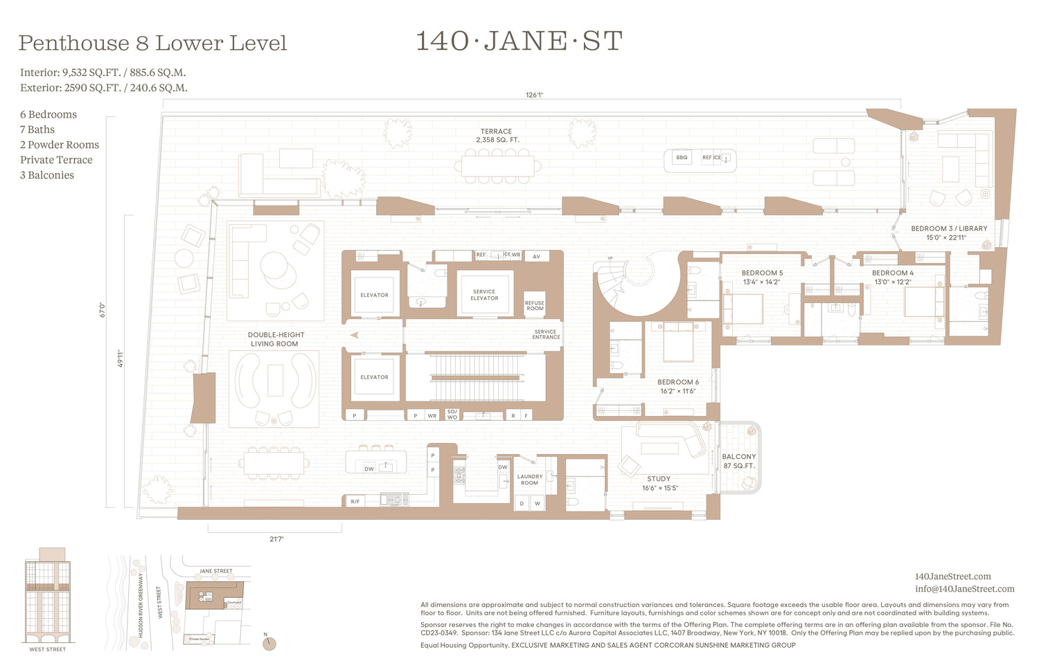 140 JANE Street PH8