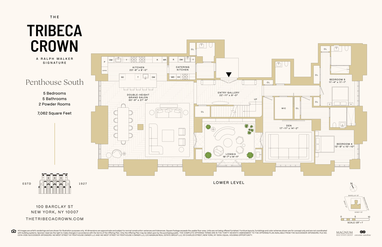 100 BARCLAY Street PHSOUTH