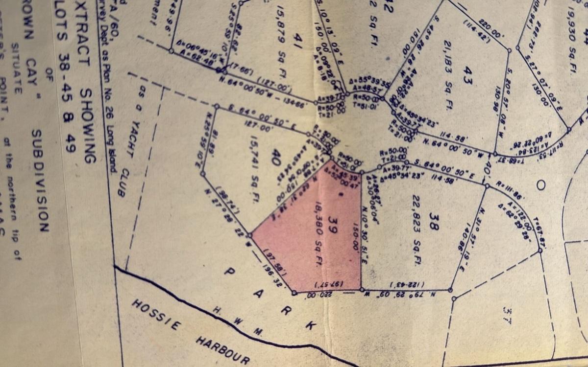 LOT39 NORTH CROWN CAY L I