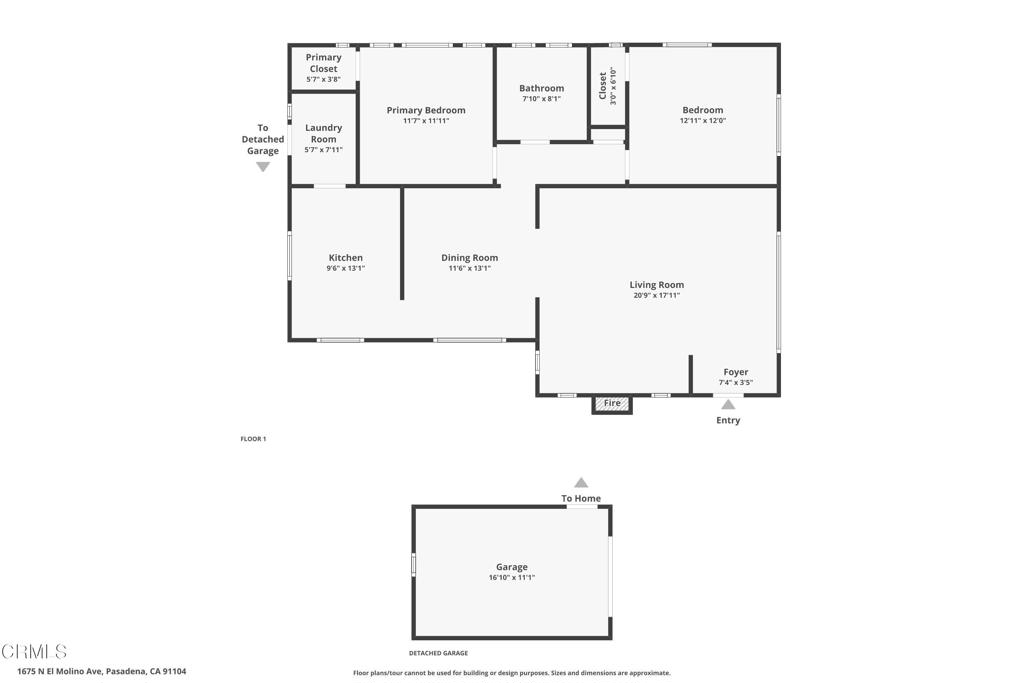 1675 N El Molino Avenue