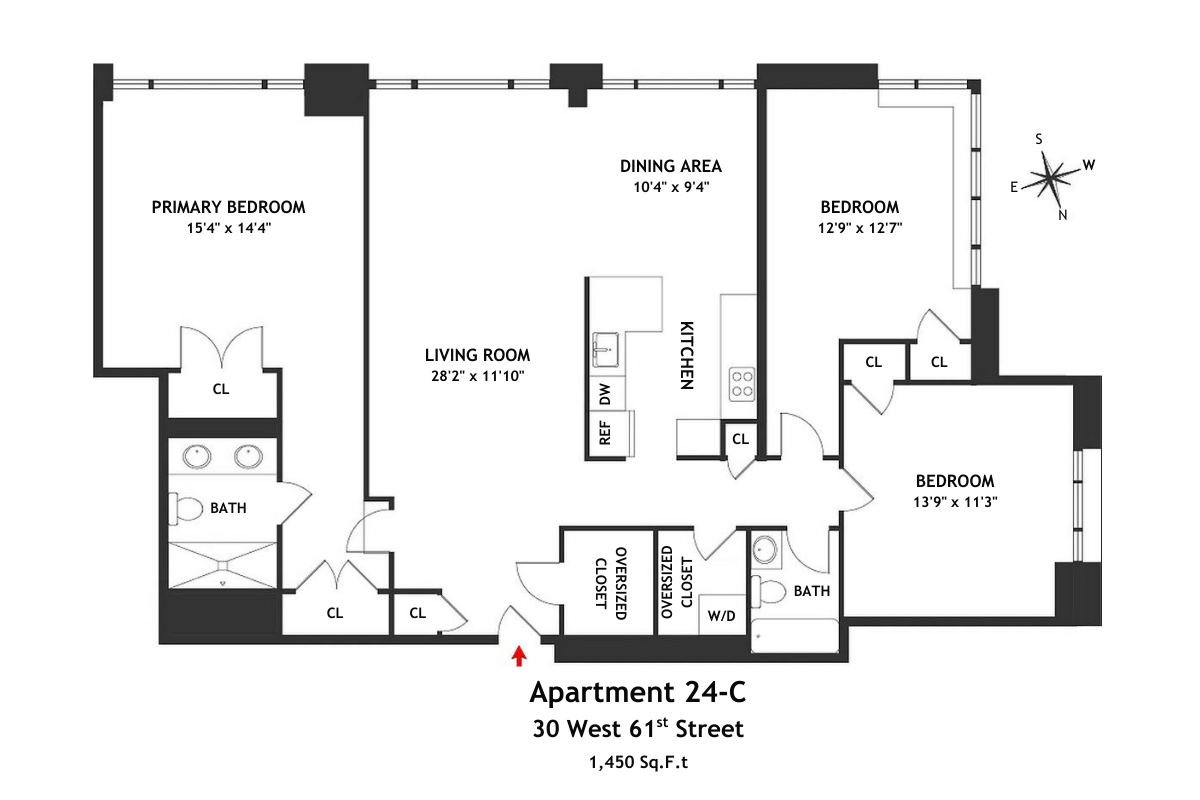 30 W 61st Street 24C