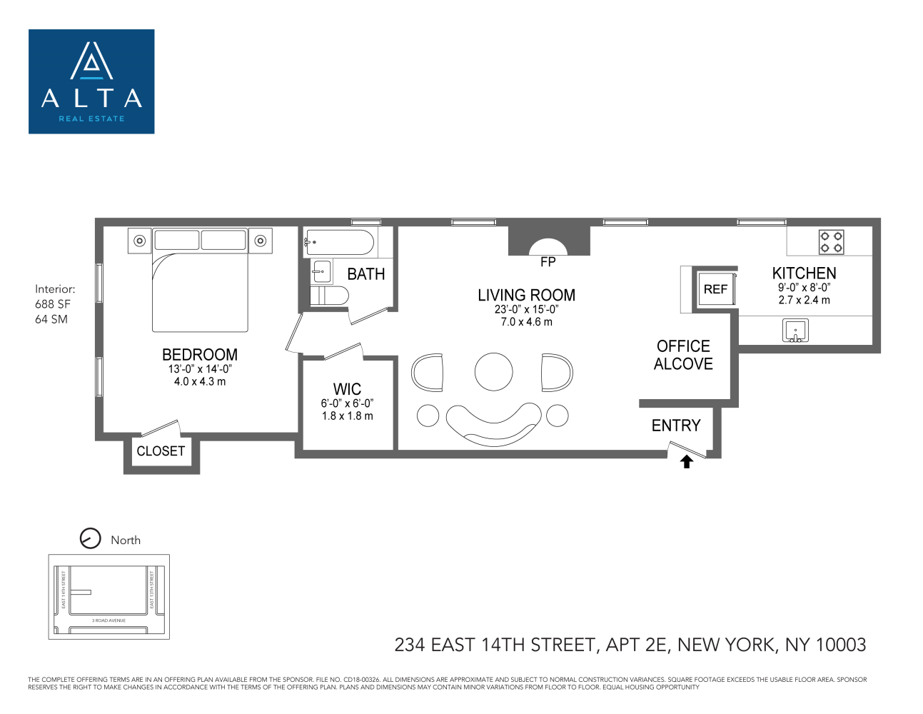 234 E 14TH Street 2E