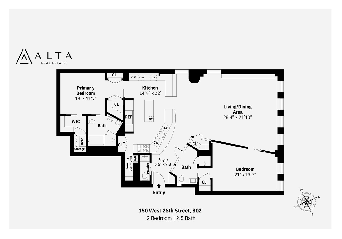 150 W 26TH Street 802