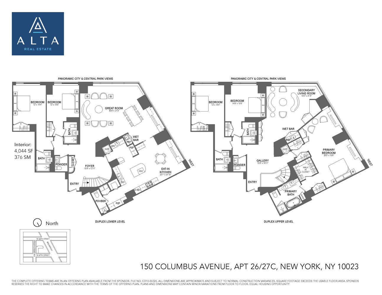 150 COLUMBUS Avenue 26C/27C
