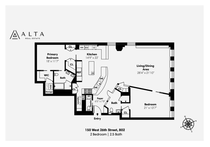 150 W 26TH Street 802