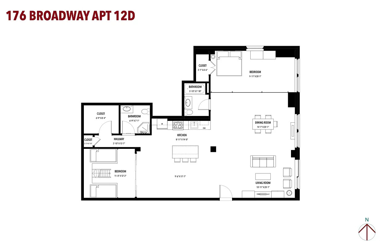 176 BROADWAY 12D